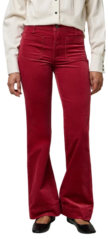 Wrangler Women's Flare Pants, Earth Red, 29W x 34L