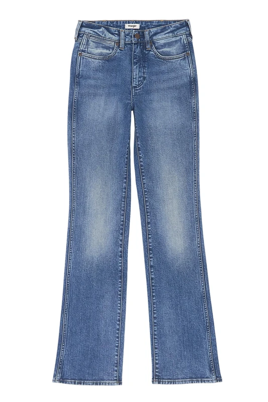 Wrangler Women's Bootcut Jeans Bootcut Fit Bootcut Leg, Rustler Wash, 29W x 30L