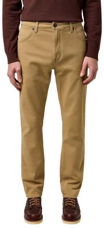 Wrangler Men's Larston Pants, Tigers Eye, 33 W/34 L