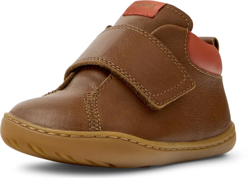 Camper Peu Cami K900386 Basket Bootie, Medium Brown 001, 22 EU, Medium Brown 001, 5 UK Child - Image 1