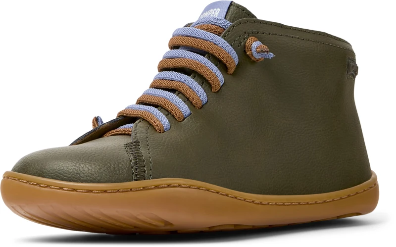Camper Peu Cami 90019 Basket Bootie, Dark Green 125, 36 EU, Dark Green 125, 3.5 UK