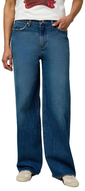 Wrangler Women's Loose Straight Jeans, Yosemite, 25W x 32L