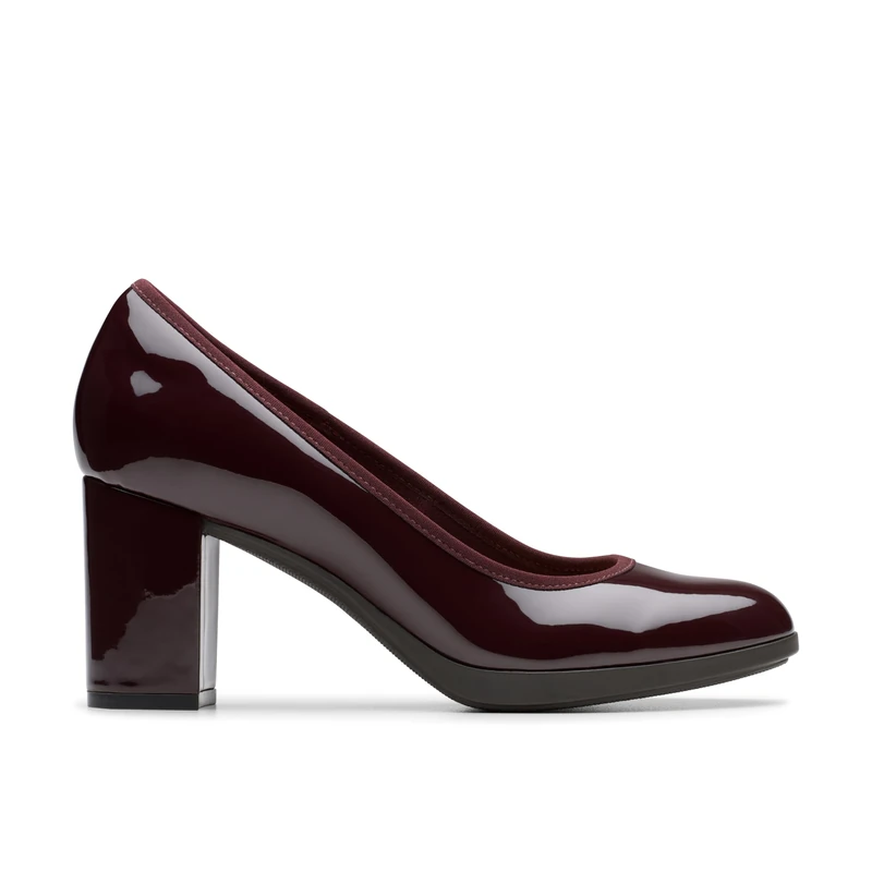Clarks Bayla Carly Womens Merlot, 7.5