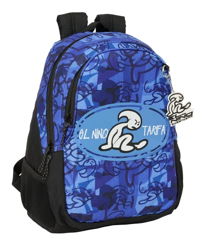 Safta EL NIÑO ROLLER – Children's School Backpack, Ideal for Children of Different Ages, Comfortable and Versatile, Quality and Resistance, 32 x 16 x 44 cm, Blue/Black, M, Casual - Image 1