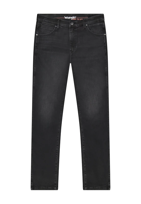 Wrangler Men's Larston Jeans, Black Fog, 36 W/32 L