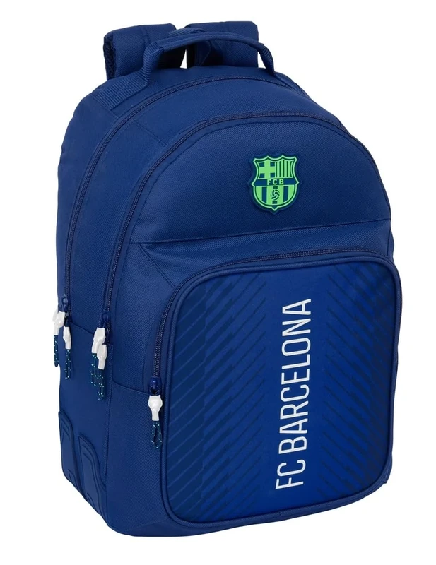 Safta F.C. BARCELONA NAVY BLUE – Children's School Backpack, Ideal for Children of Different Ages, Comfortable and Versatile, Quality and Resistance, 32 x 15 x 42 cm, navy, M, Casual