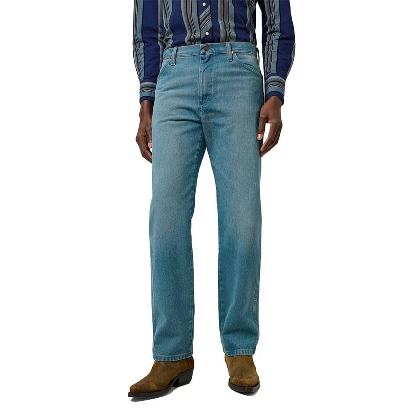 Wrangler Men's Jeans 13MWZ Original Regular Fit Straight Leg, Iron Forge, 40 W/32 L