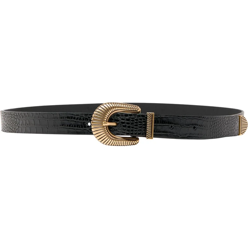 Wrangler Women's Western Sun Belt, Black Embossed, 90