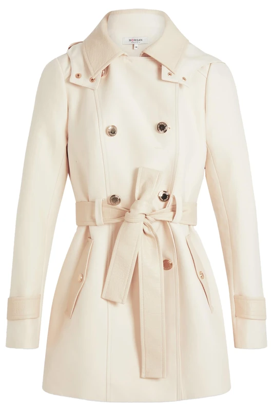 Morgan Women's 242-gzima Trenches, Ivory M, 8