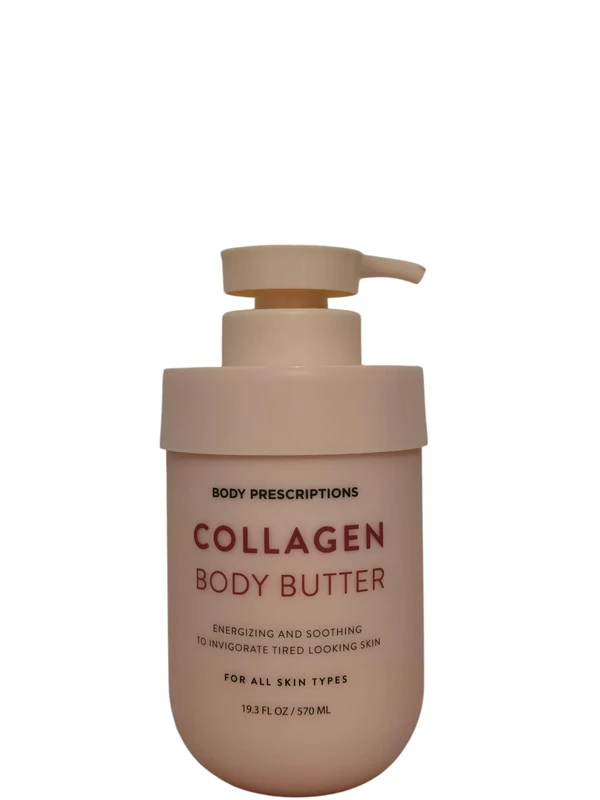 COLLAGEN BODY BUTTER ENERGIZING AND SOOTHING | TO INVIGORATE TIRED LOOKING SKIN | FOR ALL SKIN TYPES 570ML DESIGNED IN USA