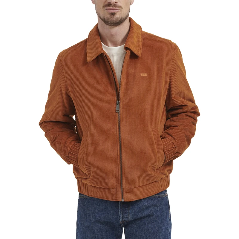 Levi's Men's Corduroy Bomber Jacket, Desert Sun, M