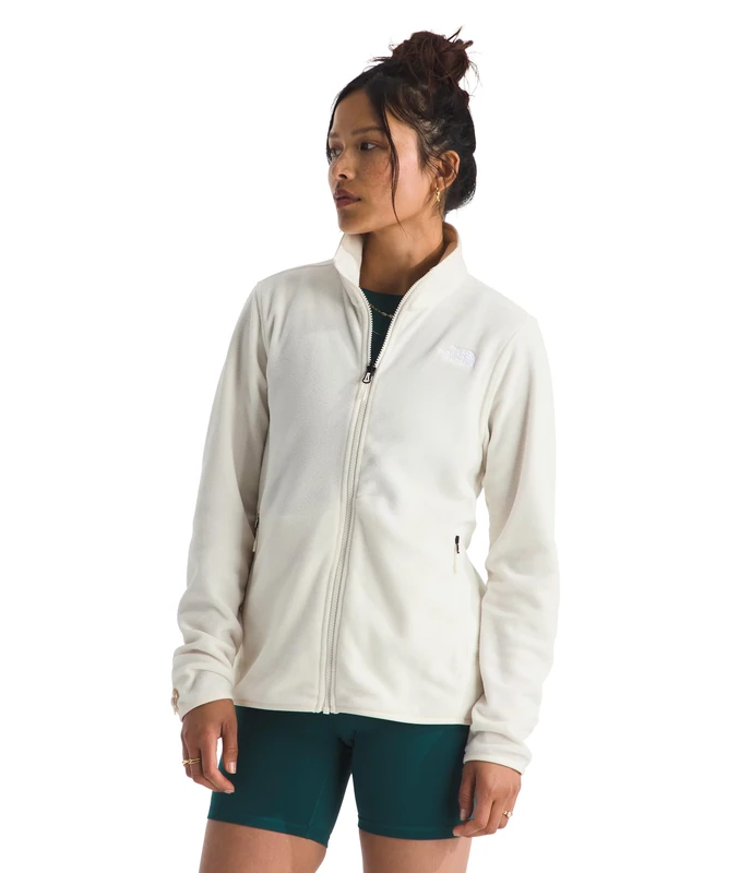 The North Face Women's Glacier Fleece Jacket, White Dune, XS
