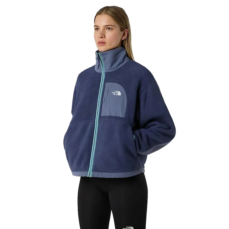 The North Face Women's Yumiori Off Peak Full Zip Jacket, Lunar Blue/Twilight Gal, XL