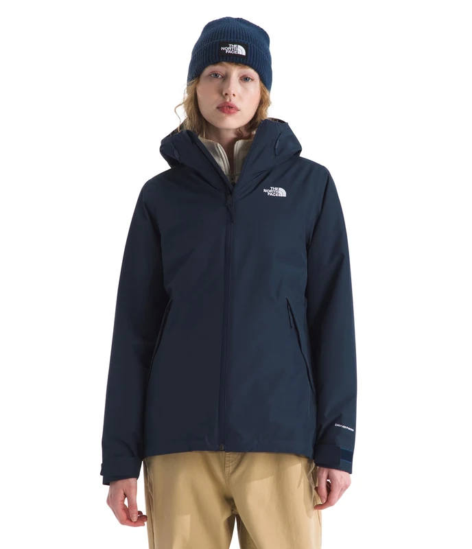 The North Face Women's Carto Mono Triclimate Hooded Jacket, Summit Navy, M