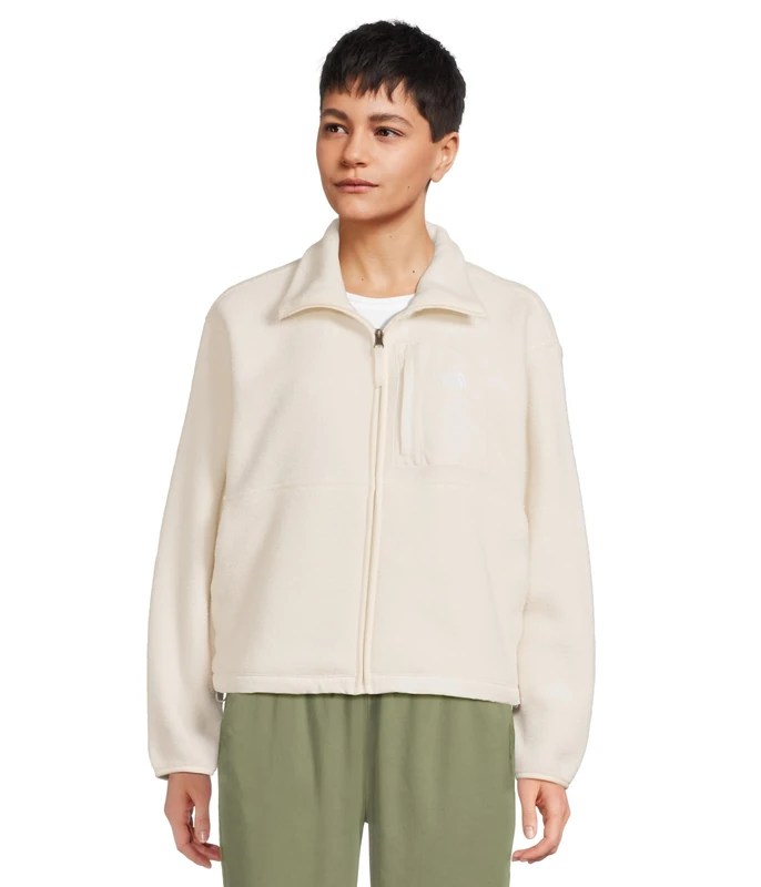 The North Face Women's Yumiori Off Peak Full Zip Jacket, White Dune, 3XL
