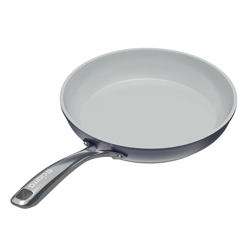 CIARRA Beyond Nonstick Ceramic Frying Pan Non Toxic, 26cm PTFE&PFOA Free, Oven Safe, Compatible with All Stovetops, Blue CAFP26-M