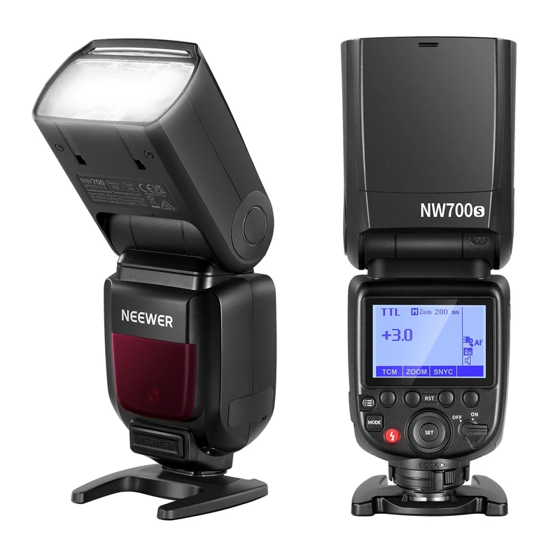 Neewer NW700-S TTL Flash Speedlite Compatible with Sony DSLR Cameras, 1/8000s High Speed Sync, 1/1-1/256 Output, TCM Function, 230 Full Power Flash, 0.1-2.7s Fast Recycling, Batteries Not Included