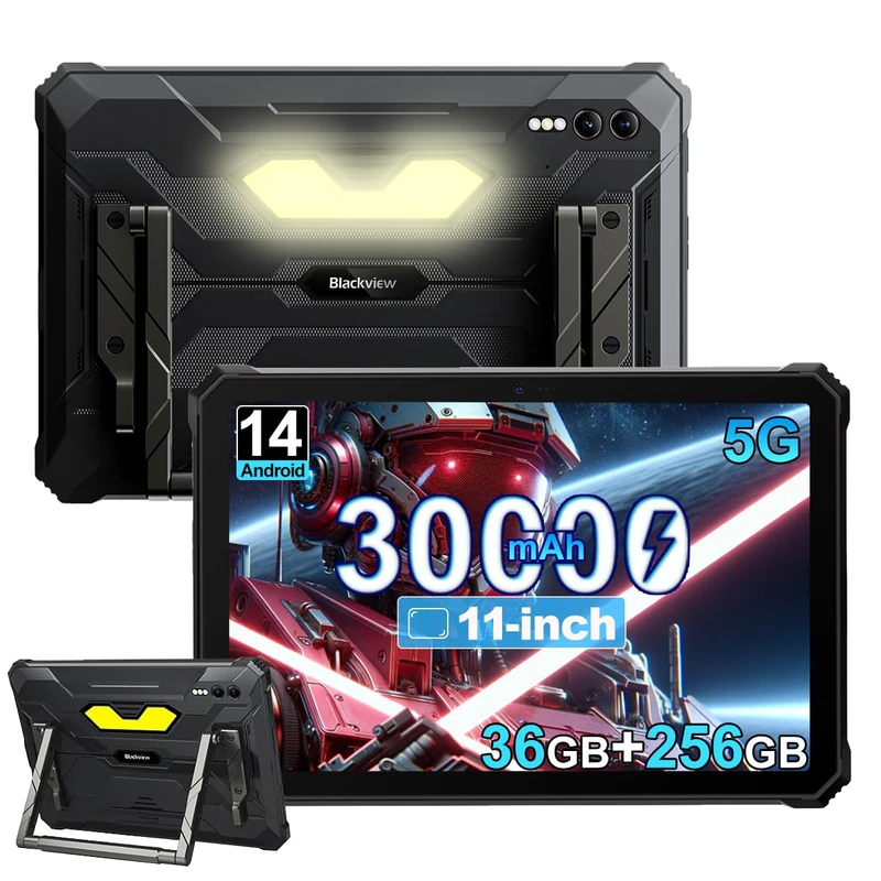 BLACKVIEW ACTIVE 10 PRO (Rugged Tablet 5G - 10.95'' - 12/256GB - 30000mAh) BLACK