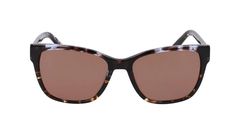 DKNY Women's Sunglasses DK552S - Sky/Amber Tortoise with Solid Brown Lens