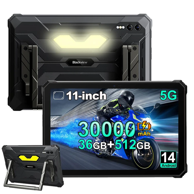 BLACKVIEW ACTIVE 10 PRO (Rugged Tablet 5G - 10.95'' - 12/512GB - 30000mAh) BLACK