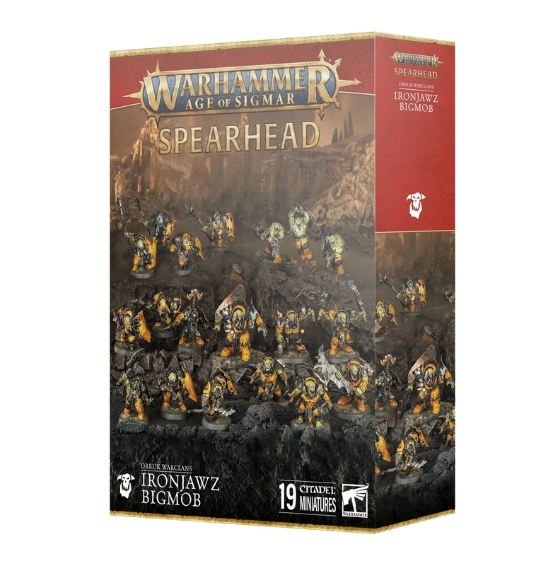 Games Workshop - Warhammer - Age of Sigmar - Spearhead: Orruk Warclans – Ironjawz Bigmob