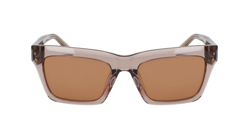DONNA KARAN Women's Sunglasses DO515S - Champagne Crystal with Solid Brown Lens
