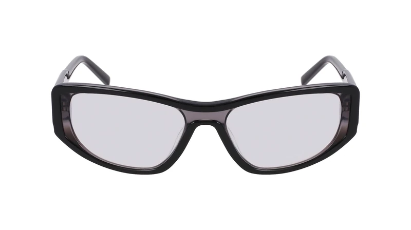 DKNY Women's Sunglasses DK553S - Layered Black with Silver Flash Lens