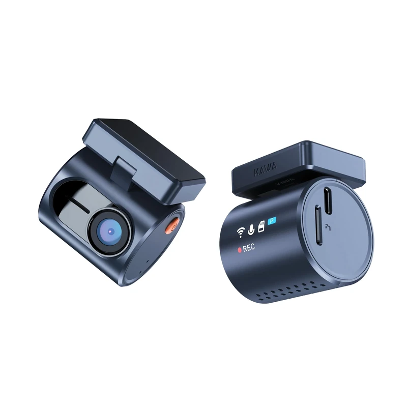 KAWA Tiny Dash Cam, Voice Control, Perspective Screen, MINI 3 Pro - 1296P QHD, WDR/3D DNR, Super Night Vision, 24H Parking Monitoring, G-sensor, WiFi, Transparent OLED Display