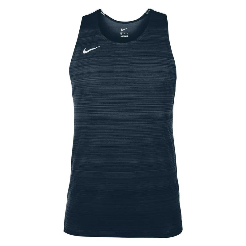 Nike NT0300-451 Mens Nike Stock Dry Miler Singlet Vest Men's Navy Size XL