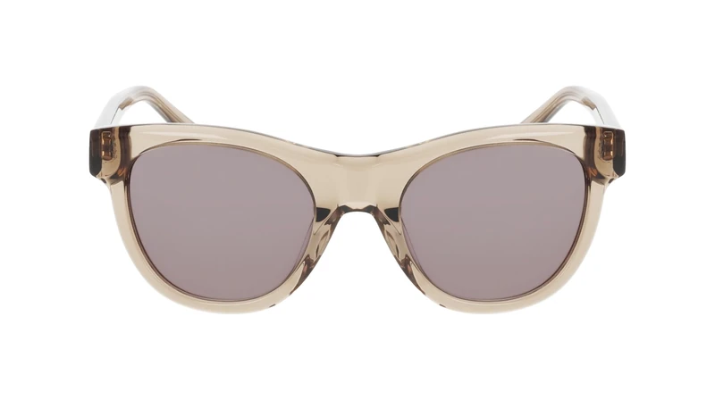 DONNA KARAN Women's Sunglasses DO516S - Champagne Crystal with Solid Smtruee Lens