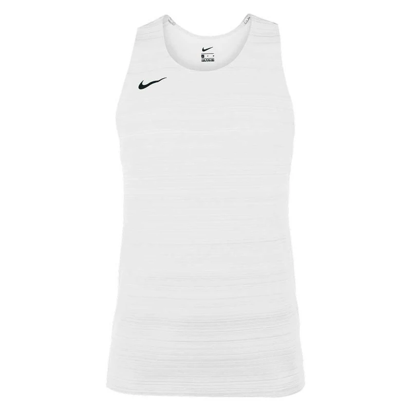 Nike NT0300-100 Mens Nike Stock Dry Miler Singlet Vest Men's White Size XL
