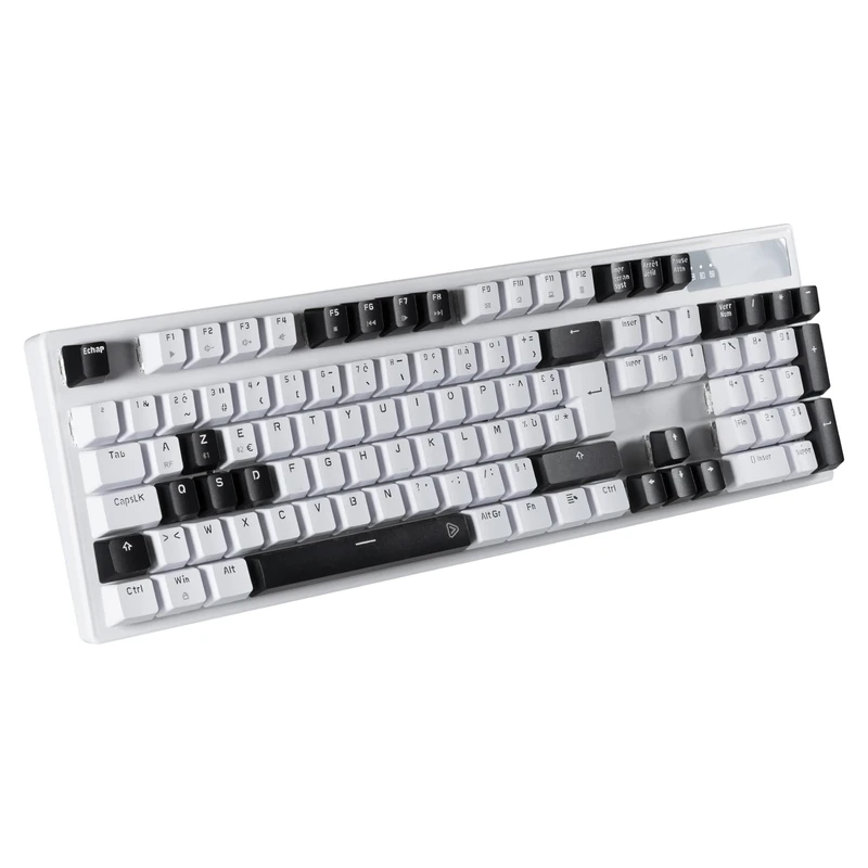 Onlan – CA-350-Yang W – Extended Gamer Keyboard – Wireless Bluetooth & 2.4Ghz- Mechanical Switch Red – Full Anti Ghosting N-Key Rollover - Image 1