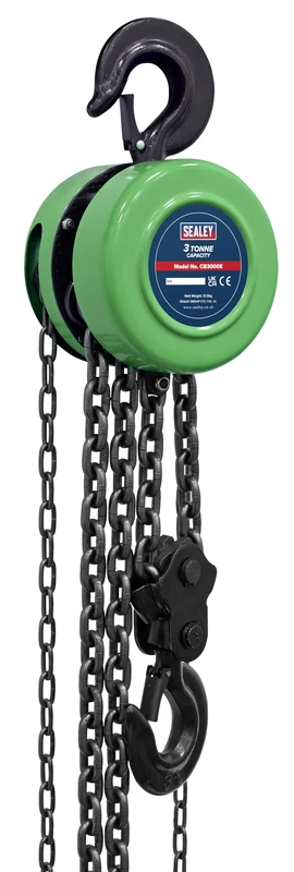 Sealey - 3 Tonne Chain Block 3m - CB3000E