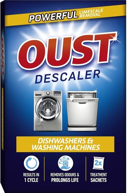 Oust Dishwasher and Washing Machine, Descaler, 2 x 75 g
