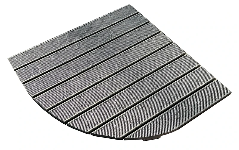 CASTELMERLINO Corner Shower Tray Grey Side 64 cm Ideal for Corner Shower Trays on the Side 80 cm - Image 1
