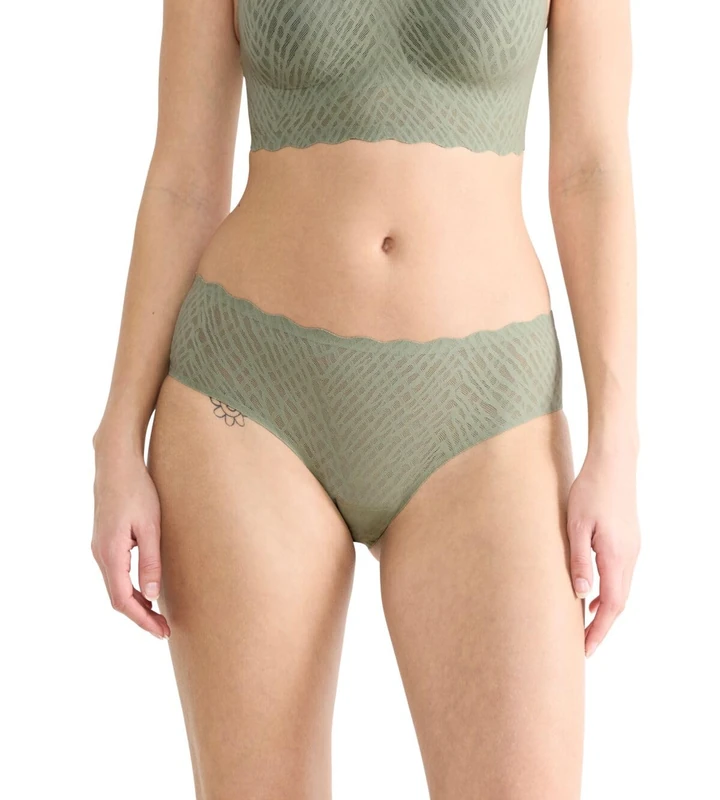 Sloggi Women's Zero Feel Bliss Hipster Briefs, Moss Green Old, XXL, Moss Green Old, XXL