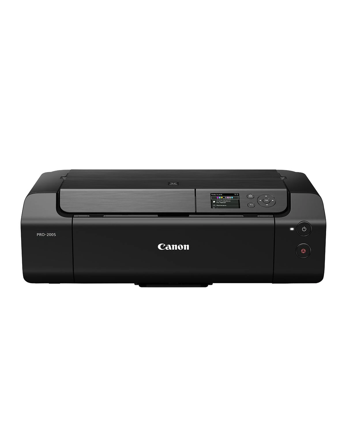 Canon PIXMA PRO-200S Colour Inkjet Printer, Photo Printer, DIN A3+ (High-Gloss Print, WiFi, USB 2.0, WiFi, LAN, Print App, 7.5 cm LCD Colour Display, 4800 x 2400 DPI, 8 Separate Printer Inks), Grey