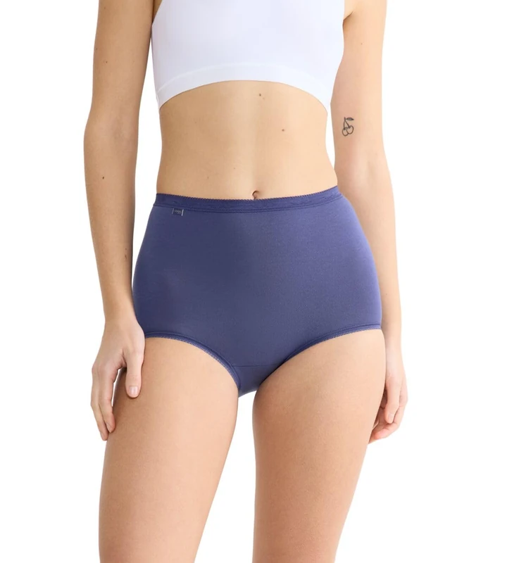 Sloggi Women's Basic+ Maxi C4P Briefs, Multiple Colours 20, 42 (Pack of 4), Multiple Colours 20, 16
