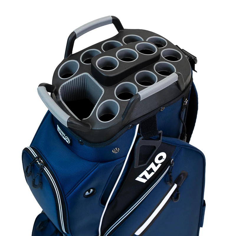 IZZO Ultimate Organizer Golf Cart Bag, Navy/White