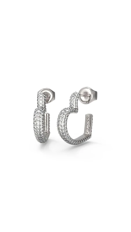 PENDIENTE GUESS - BELOVED Color: Plata