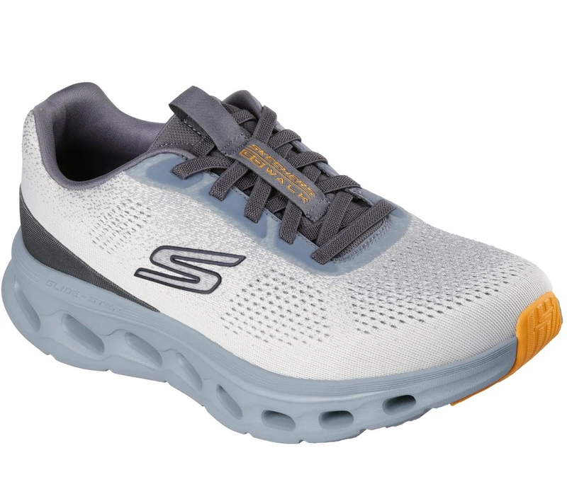 Skechers Men's Go Walk Glide-Step 2.0 Vic Sneaker, Sage Textile/Trim, 6 UK