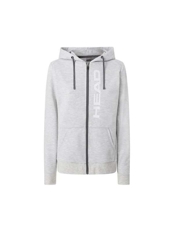 HEAD CLUB ORGINAL Hoodie FZ Women, grey melange - Image 1