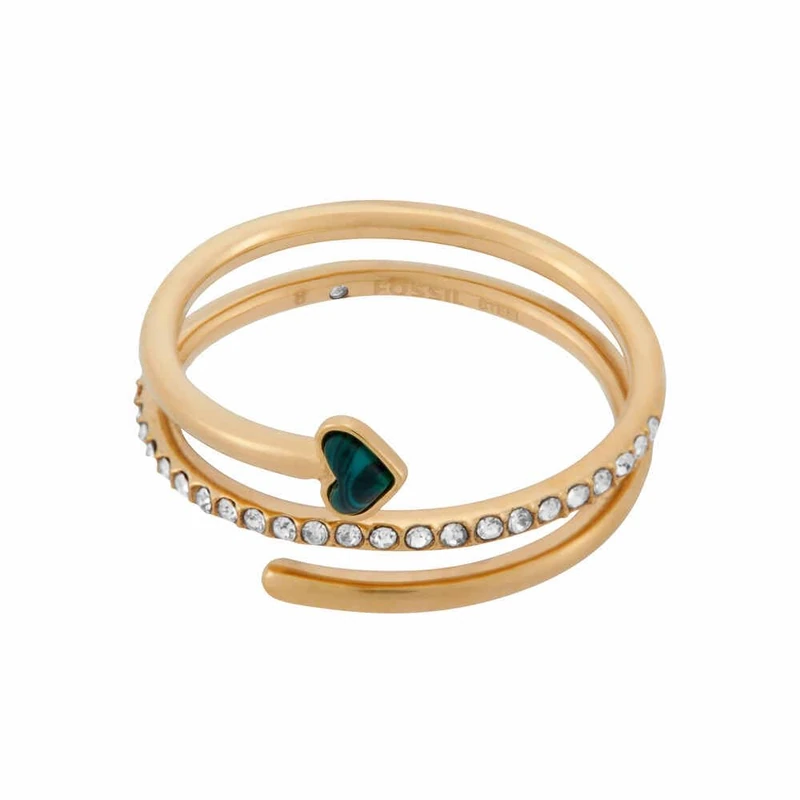 FOSSIL Women's Stainless Steel open Rings