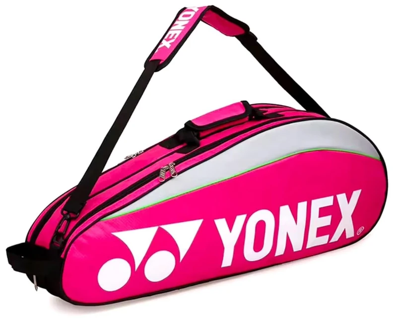 YONEX Badminton Bag - Racket Bag for Badminton & Squash Racquets. Holds up to 6 Racquets + Side Pockets + Shoe Compartment.