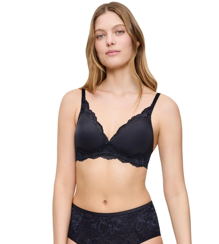 Triumph Women's Amourette Charm T P Bra, Ink Gray, 34C