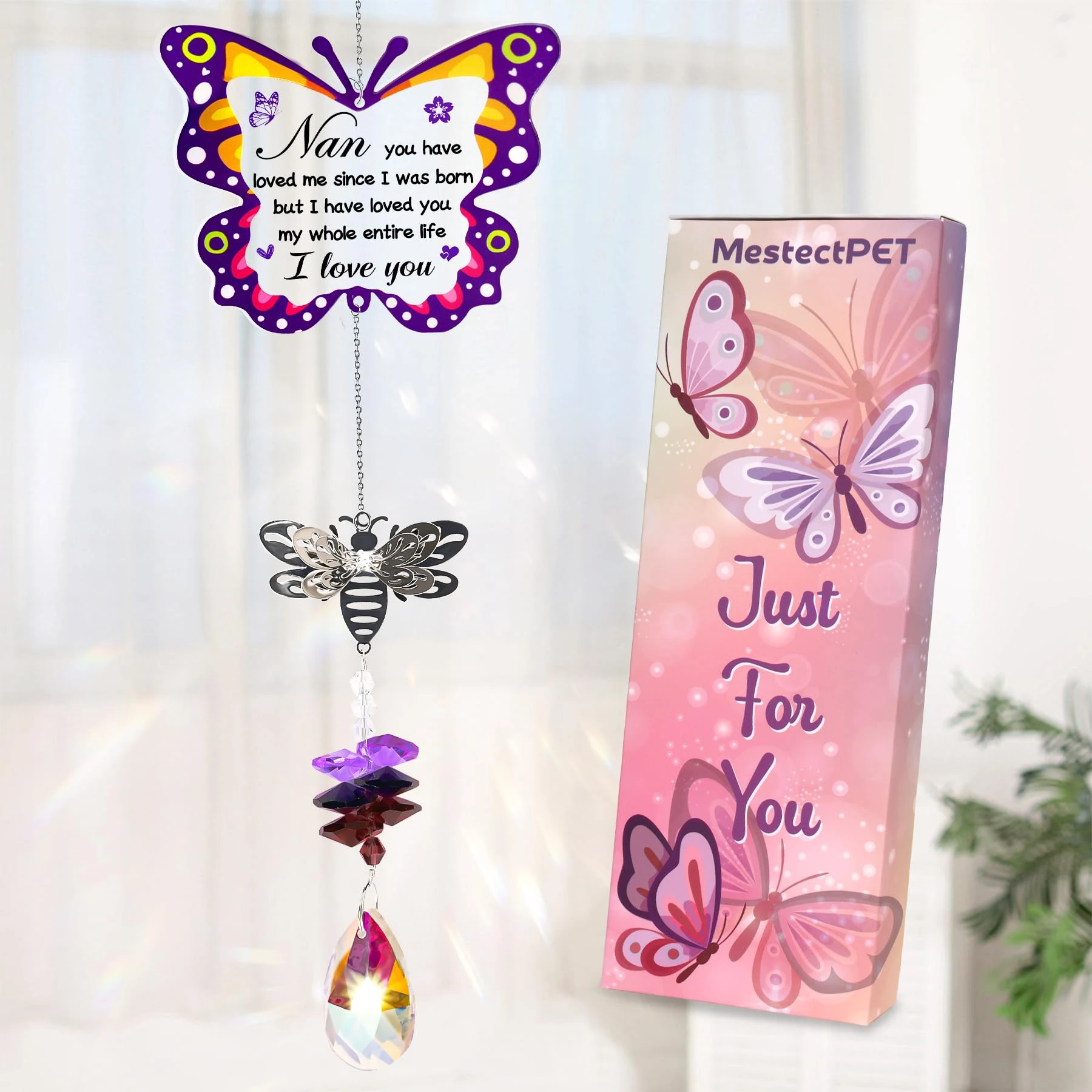 Nan Gifts, Nan Christmas Best Gifts from Grandchildren, Nan Sun Catchers Gifts, Mother's Day, Birthday Gifts for Nan, Best Nan Gifts