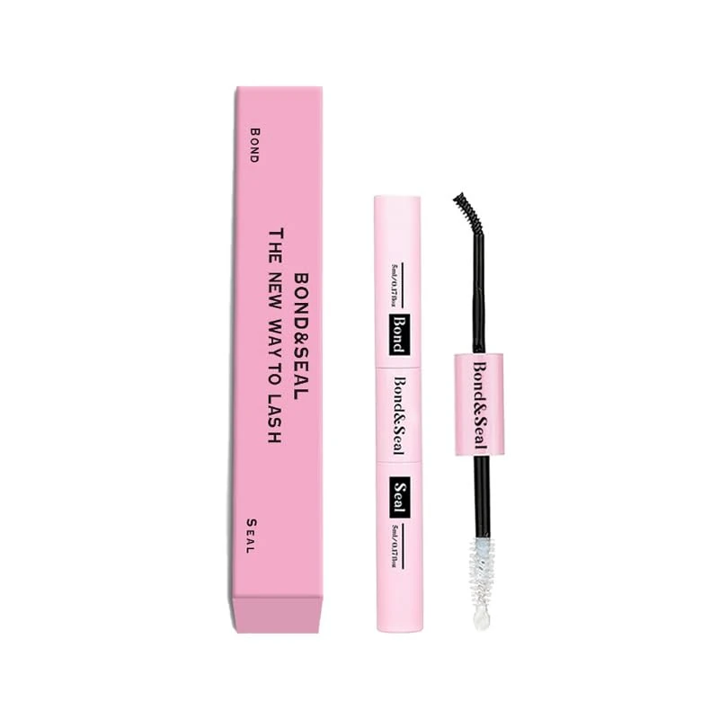2-in-1 Eyelash Glue and Waterproof Sealant, Dual-Ended Design, Quick-Drying, Long-Lasting, Waterproof and Sweatproof, Ideal for False Eyelash Application and Protection (2-in-1 Eyelash Glue)
