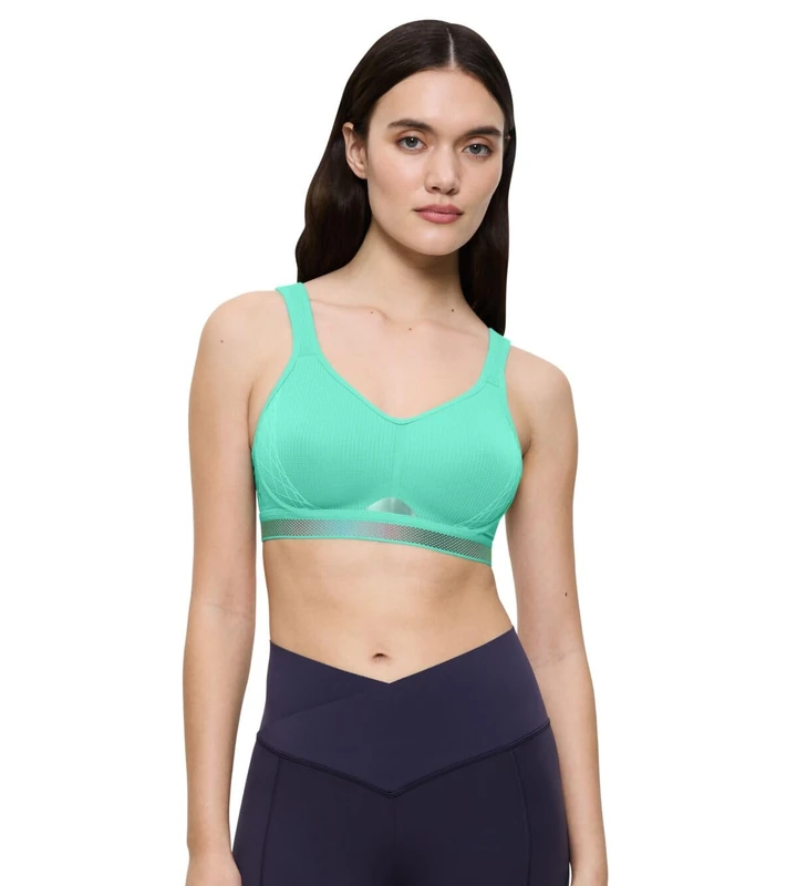 Triumph Women's Triaction Cardio Flow P Ex Bra, Ice Drop, 34F