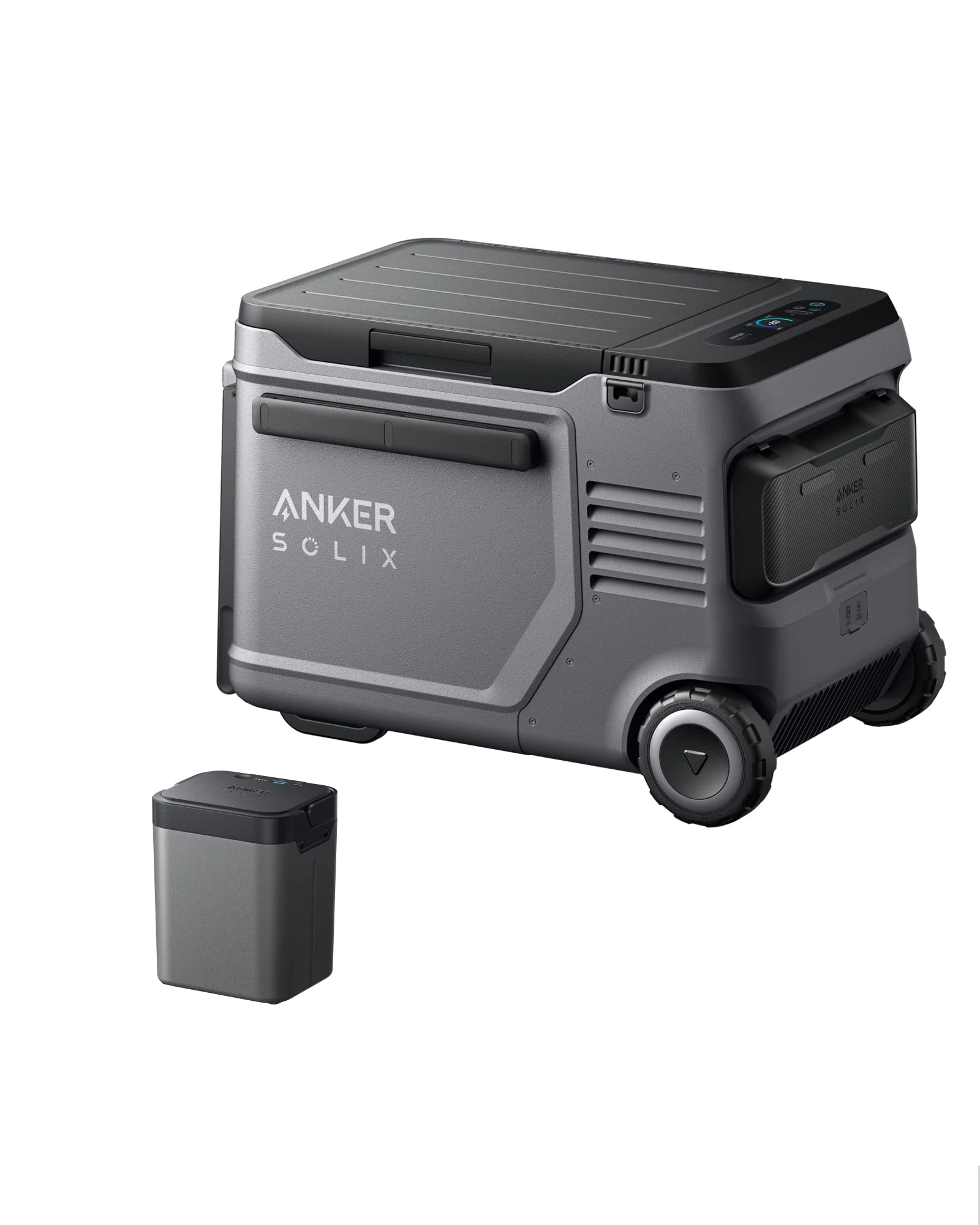 Anker SOLIX EverFrost 2 40L Car Fridge & Cooler Box, Powered Cooler with 288Wh Battery, Powered by AC/DC or Solar, For Camping, Travel, and Fishing, -20℃ to 20℃ (Only 1 Battery Included)