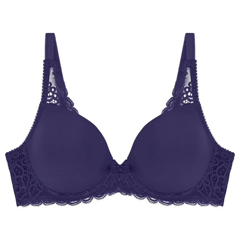 Triumph Amourette Spotlight WHP X Women's Unlined Bra with Underwire, Blue of Prussia, 36D